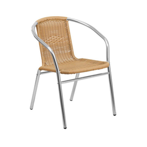 Détendez-vous la chaise en osier en aluminium de rotin de meubles extérieurs DC-06210