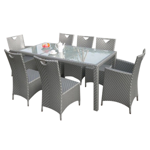Chaises et tables de meubles de patio de restaurant de jardin extérieur Ds-06042